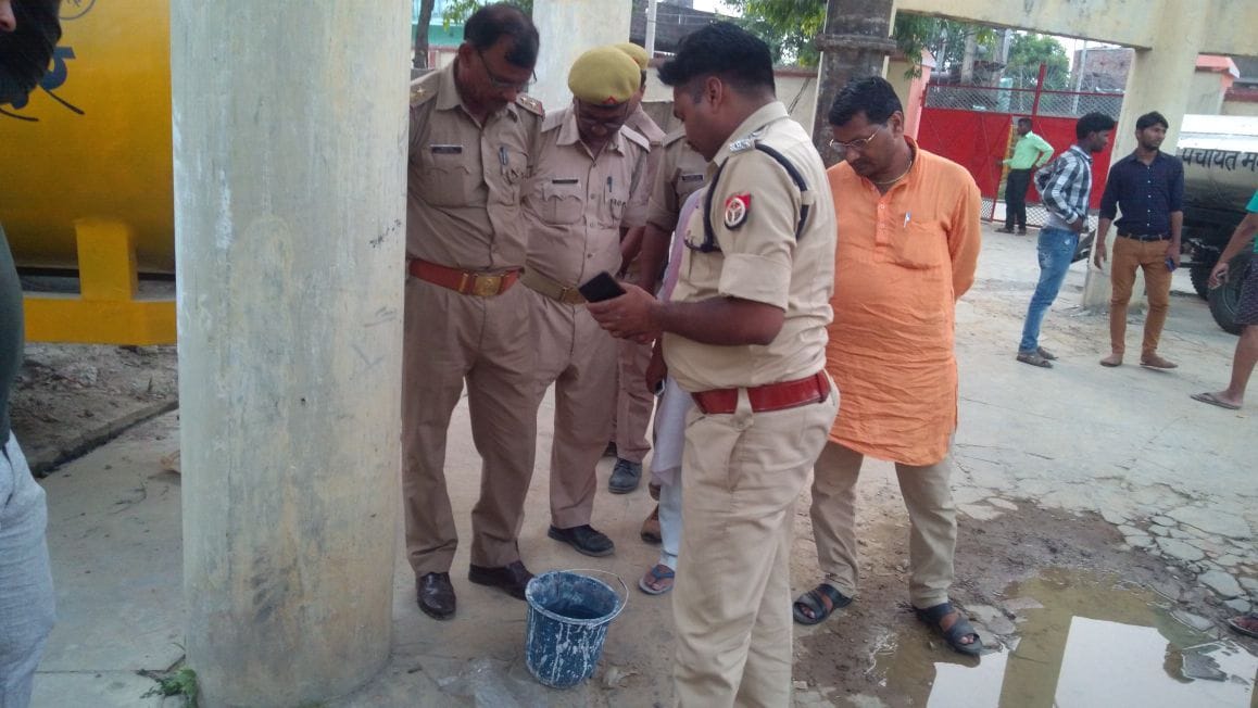  4 local bomb found in nagar panchayat campus