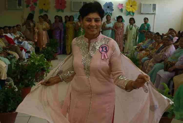 senior citizen ladies club fashion show in chandigarh