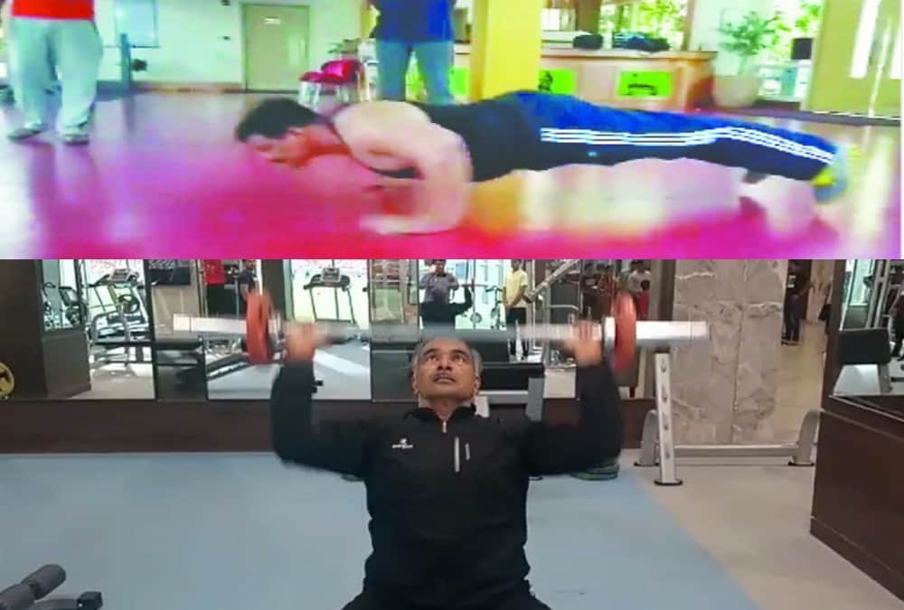 Uttarakhand chief minister gives fitness challenge to himachal and jharkhand cm
