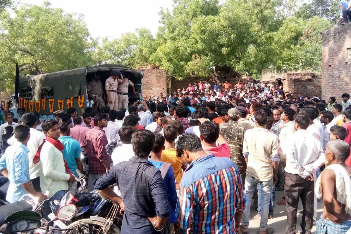 Martyr rajesh bind were coming home in this month 