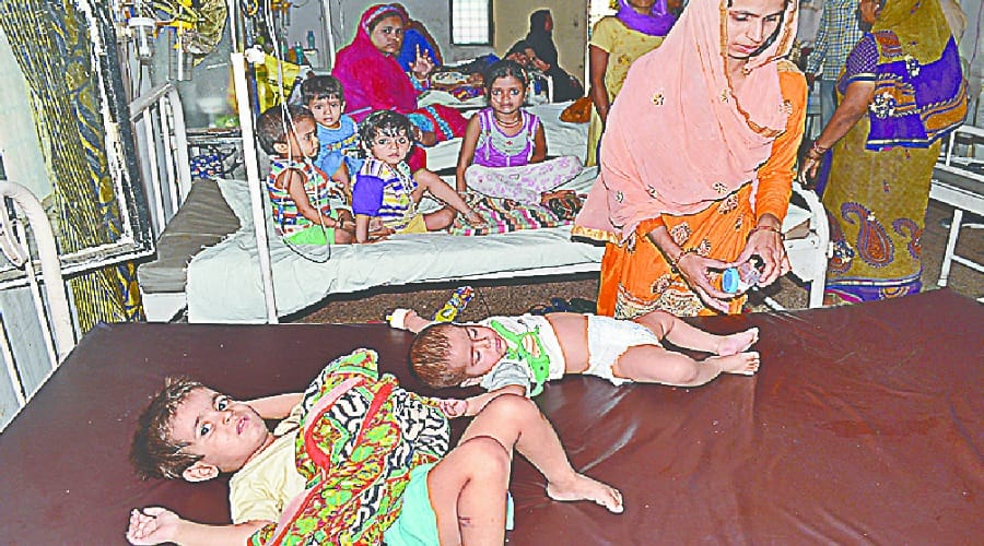 Children are getting sick due to heat, use caution