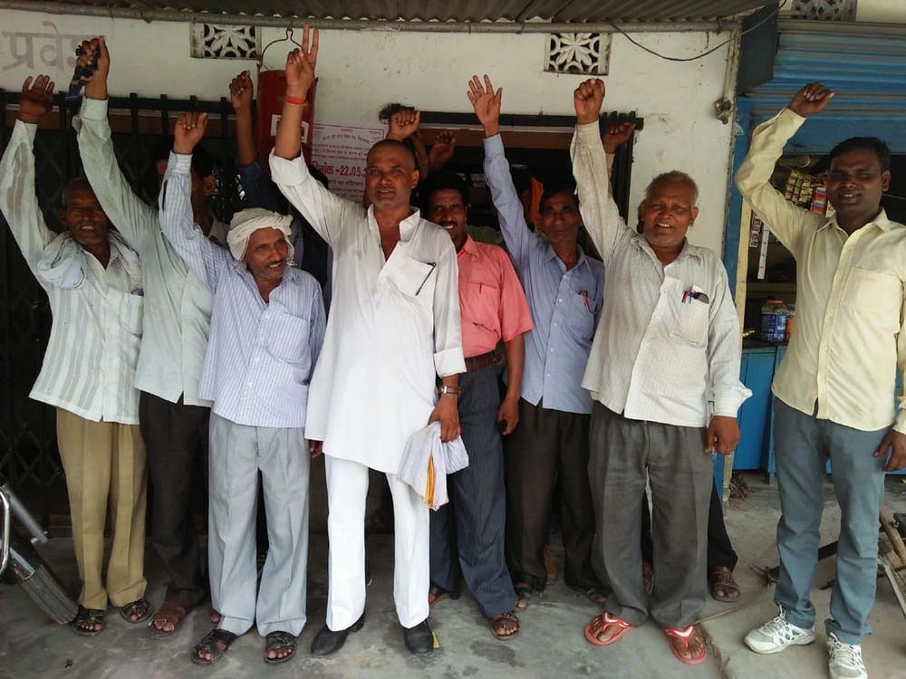 post office workers protested