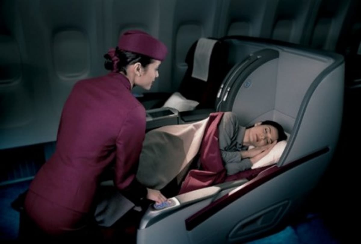 Facilities In First Class Or Business Class Of Luxurious Airlines