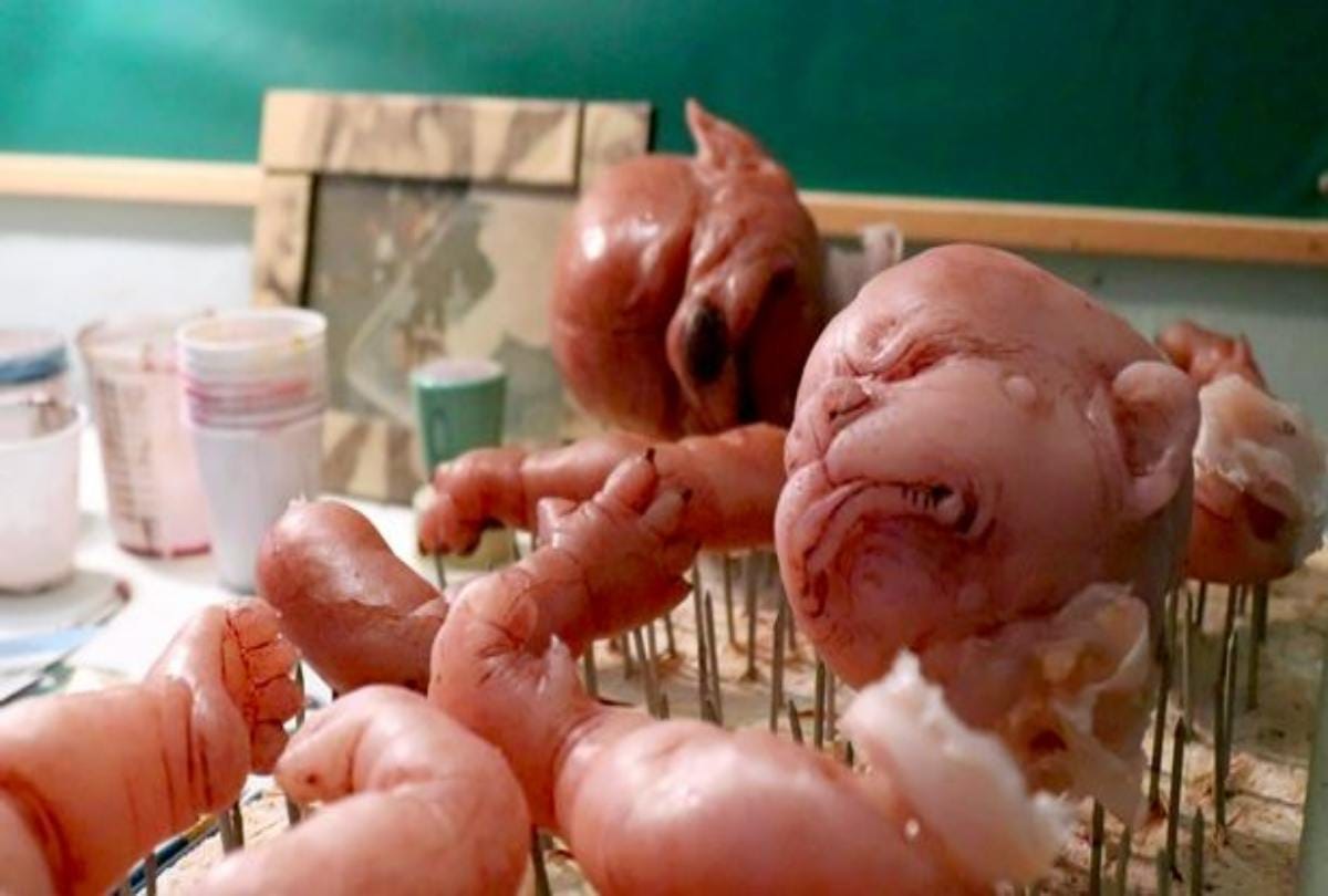 Woman sparks bizarre craze crafting creepy for selling  