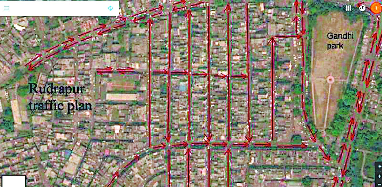  new routes for vehicles in Rudrapur market from today 