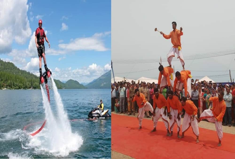 Tehri lake festival 2018 start with adventures sports and activity