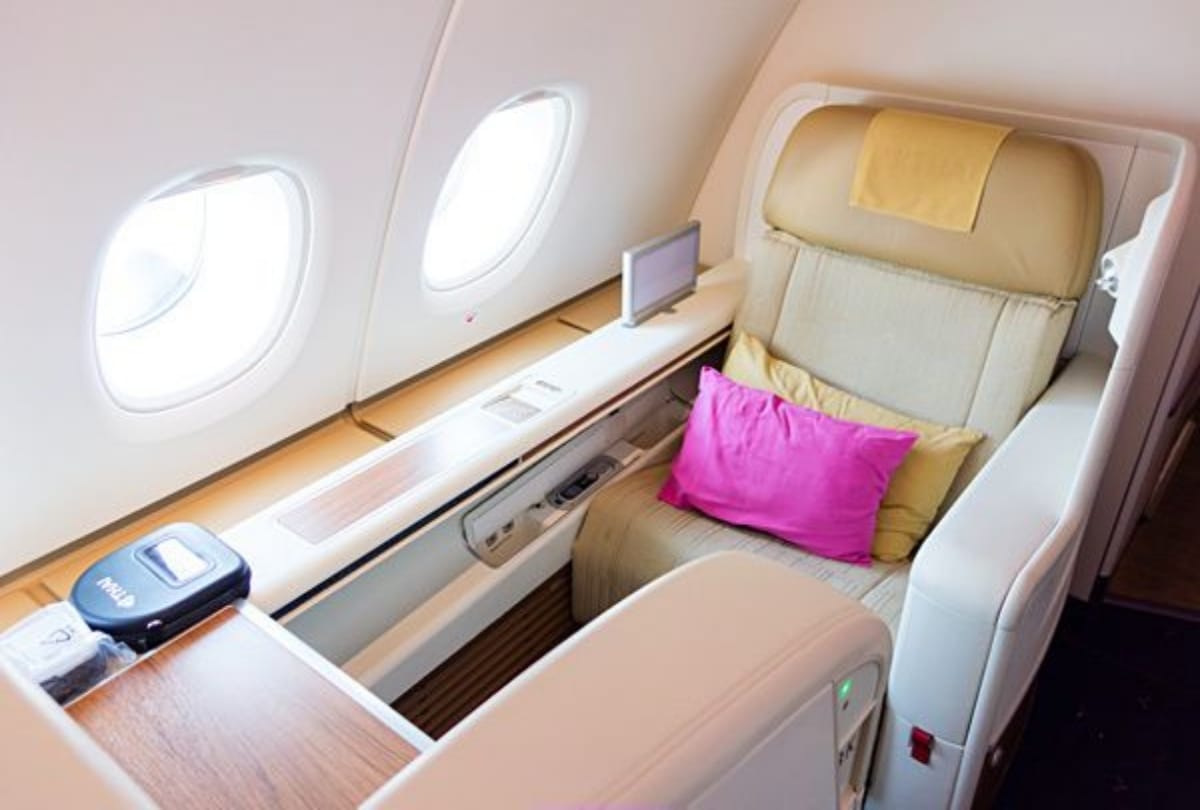 Facilities In First Class Or Business Class Of Luxurious Airlines