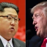Kim jong-Donald Trump (File)