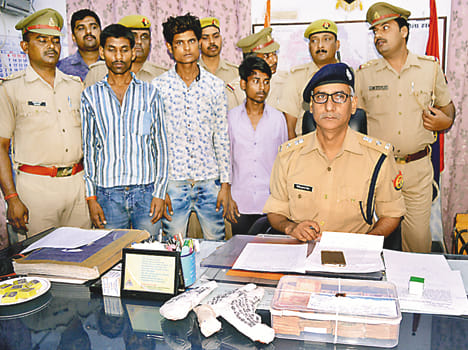 three accused along with tiger arrested
