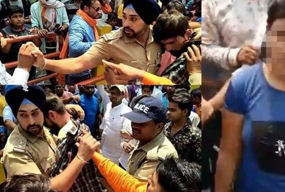 Reward for Sikh police officer who save love couple from beaten to public