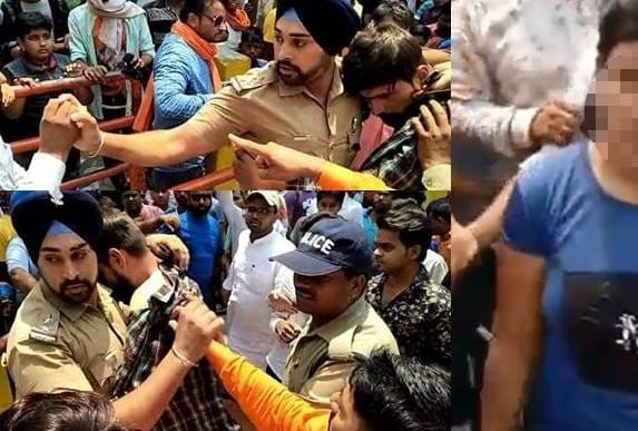 Reward for Sikh police officer who save love couple from beaten to public