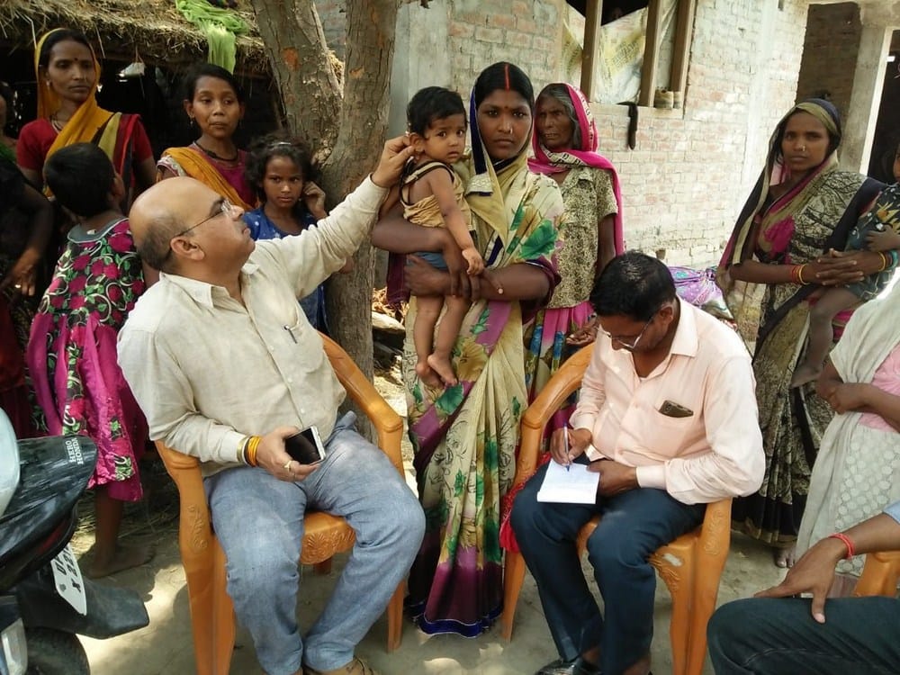 health team reached in village