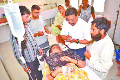  four villagers injured in firing
