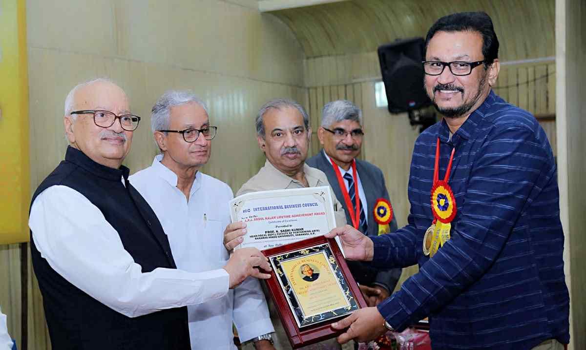 BHU professor got abdul kalam lifetime achievement award