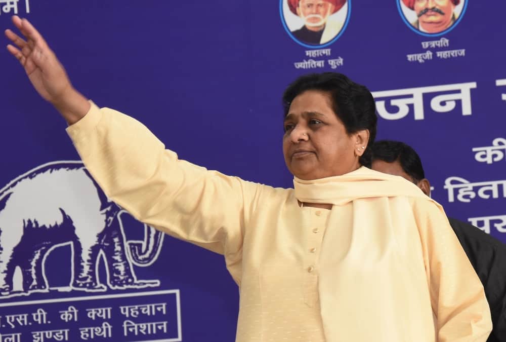 BSP chief mayawati on chandrashekhar in press conference.