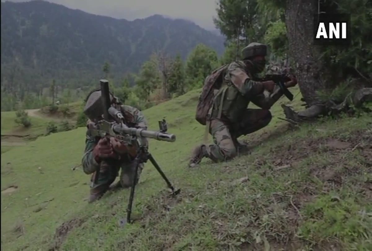 terrorists killed by security forces in Tangdhar sector of Jammu And Kashmir, Operation underway