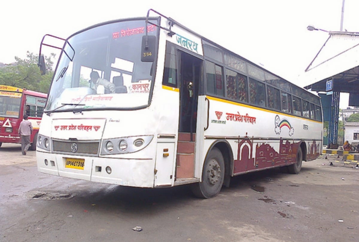 drivers and workers of awadh depot on strike