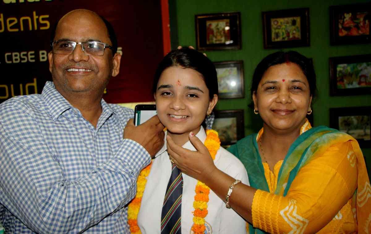 Ramya and jahnavi are toper in varanasi district