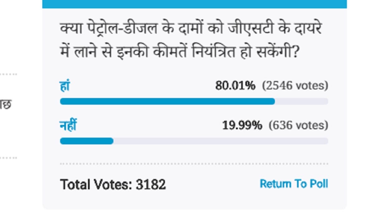 Amar Ujala Poll: petrol diesel prices will be controlled under the GST
