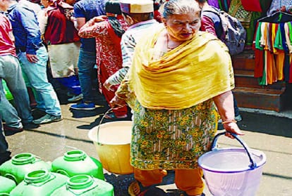 big crisis of drinking water in shimla, citizen is getting water after a week