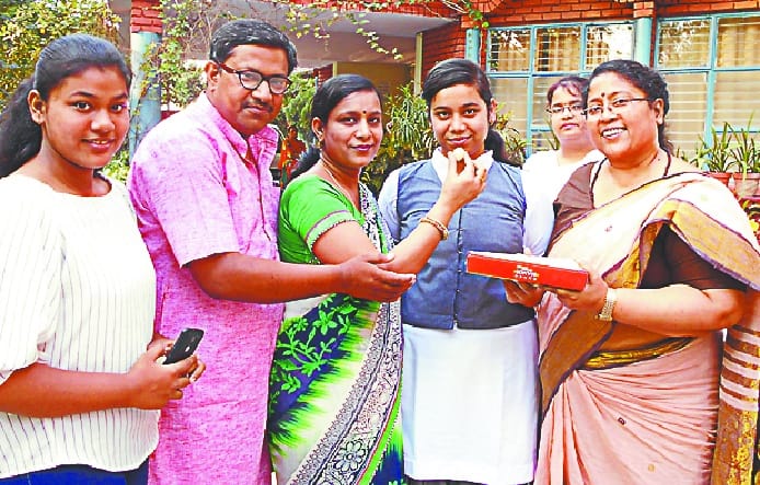 The girls in the CBSE were beaten up daughters topper