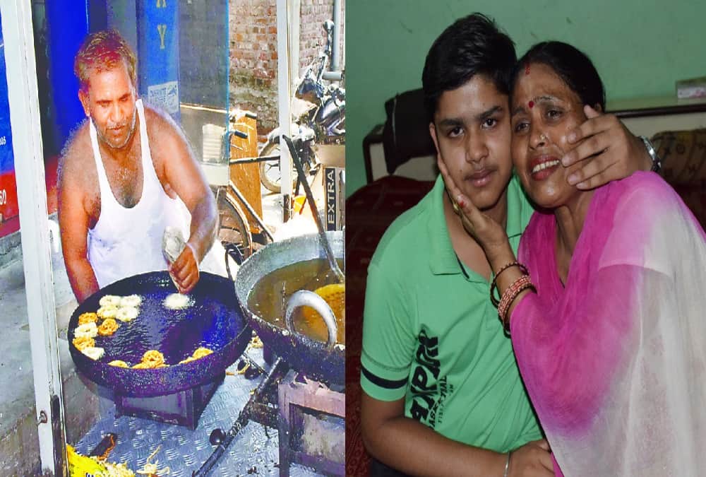Father emotional after hear son become uttarakhand board topper photos