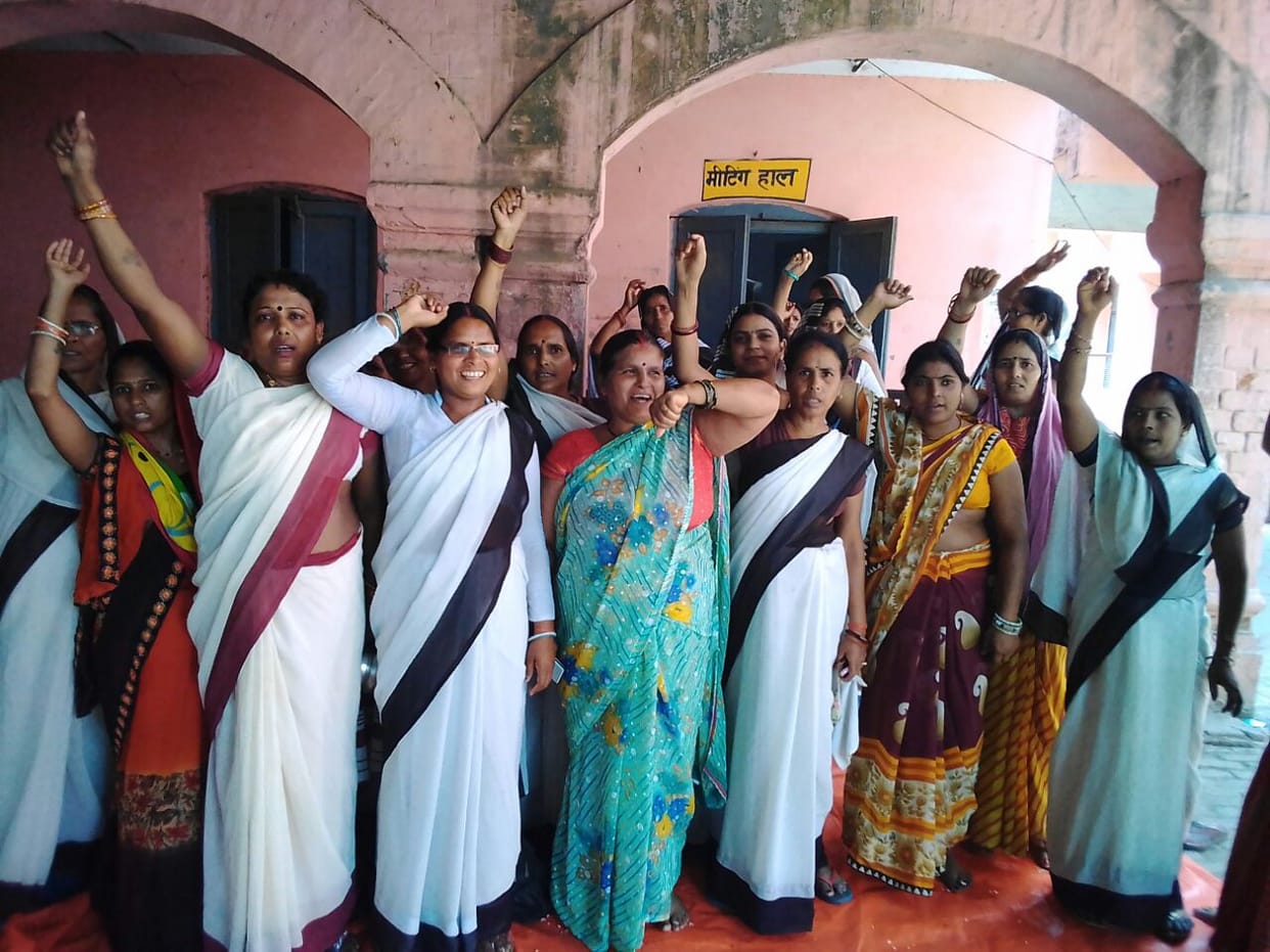 asha workers agitated st chc