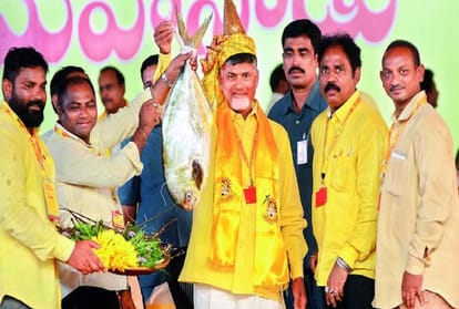 Chandrababu Naidu slams BJP in Mahanadu, said 'talkative PM'