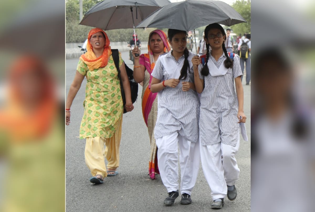 heatwave storm in delhi ncr weather change