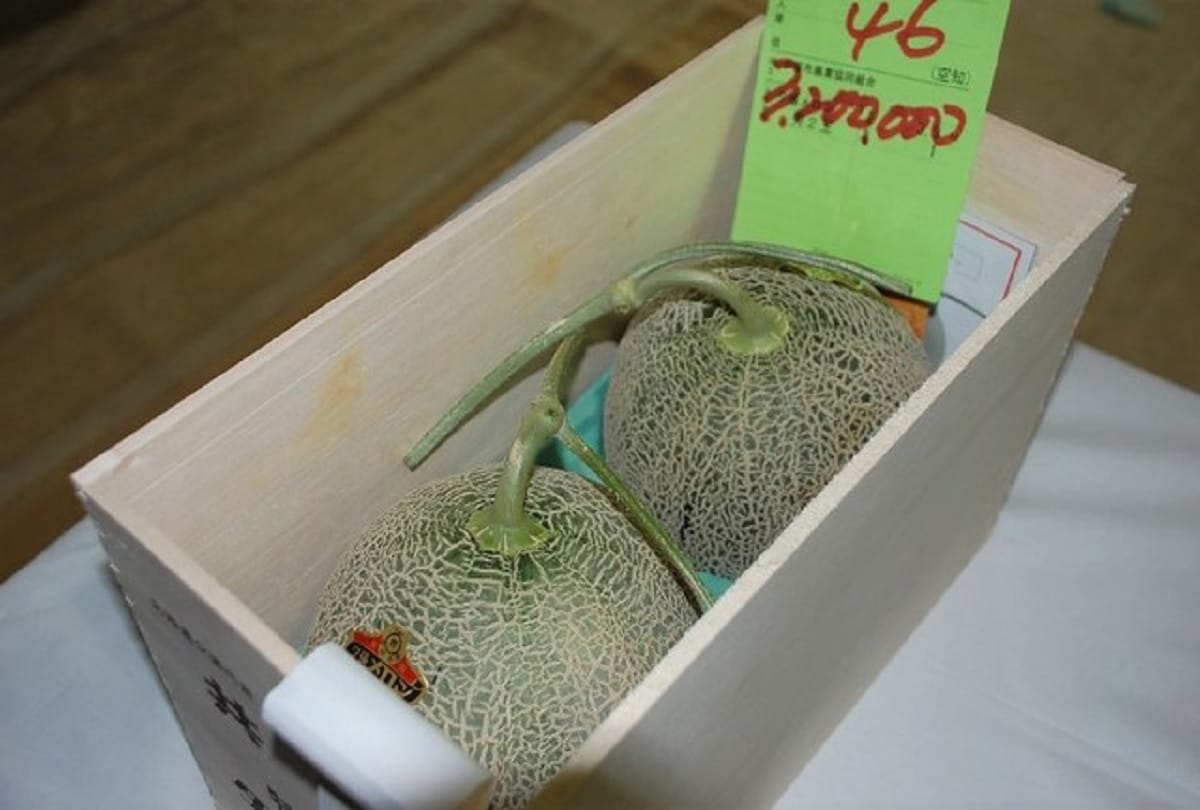 Japan two watermelons sold at 18 lakh rupees