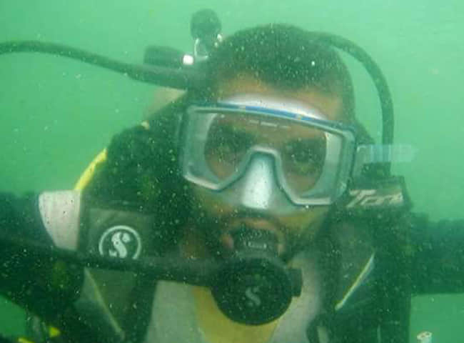 Scuba diving in tehri lake festival 2018 people see ruins of city
