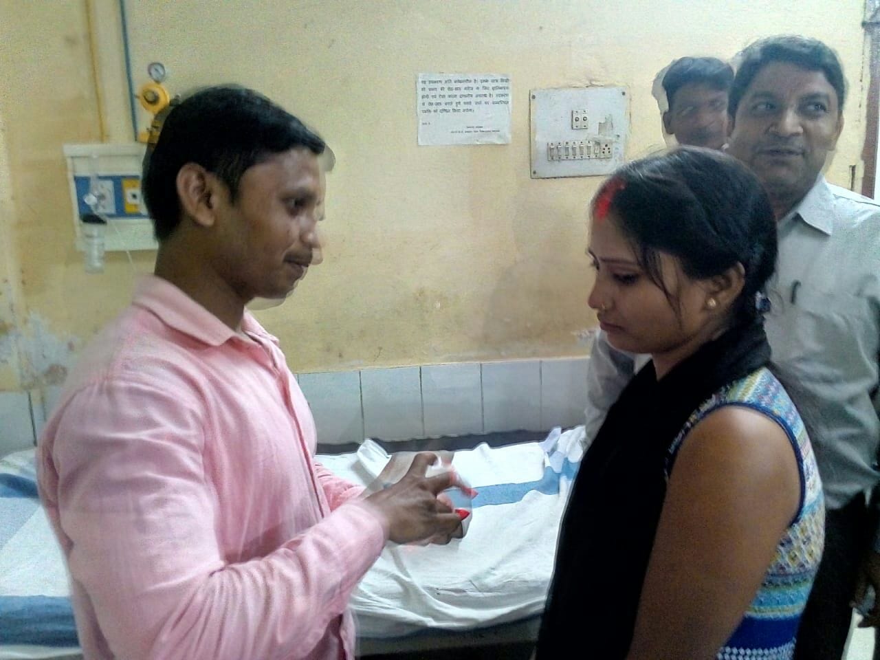 Varanasi this hospital become marriage hall son do marriage before father died