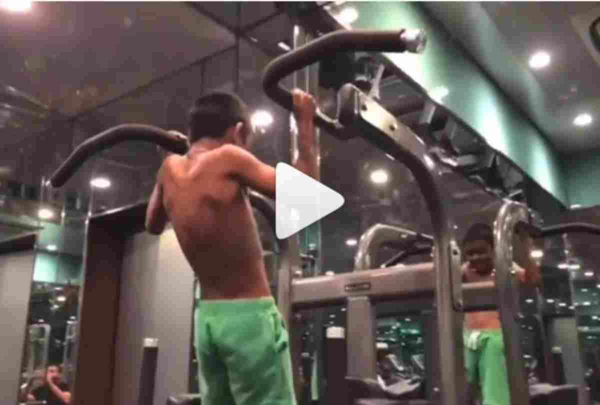 ajay devgn share the video of his son yug