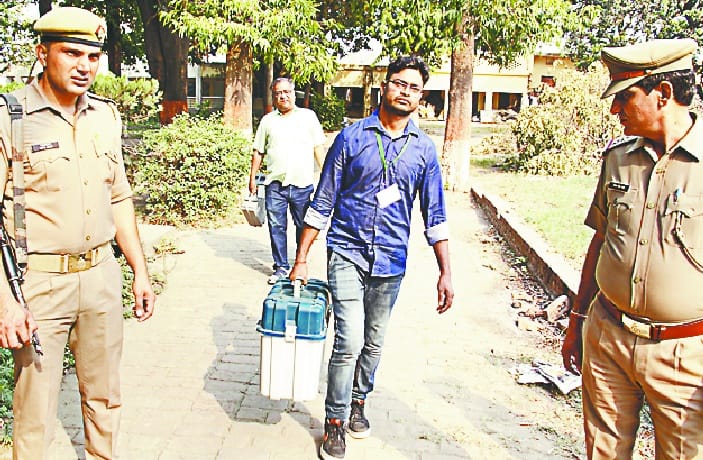 EVM stops voting