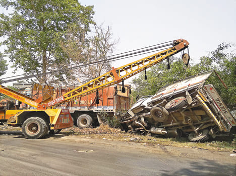 Truck and DCM clash, driver dies
