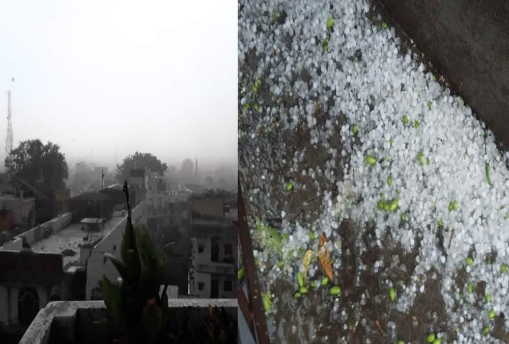 Heavy rain and thunderstorm Hailstorm in all over uttarakahnd