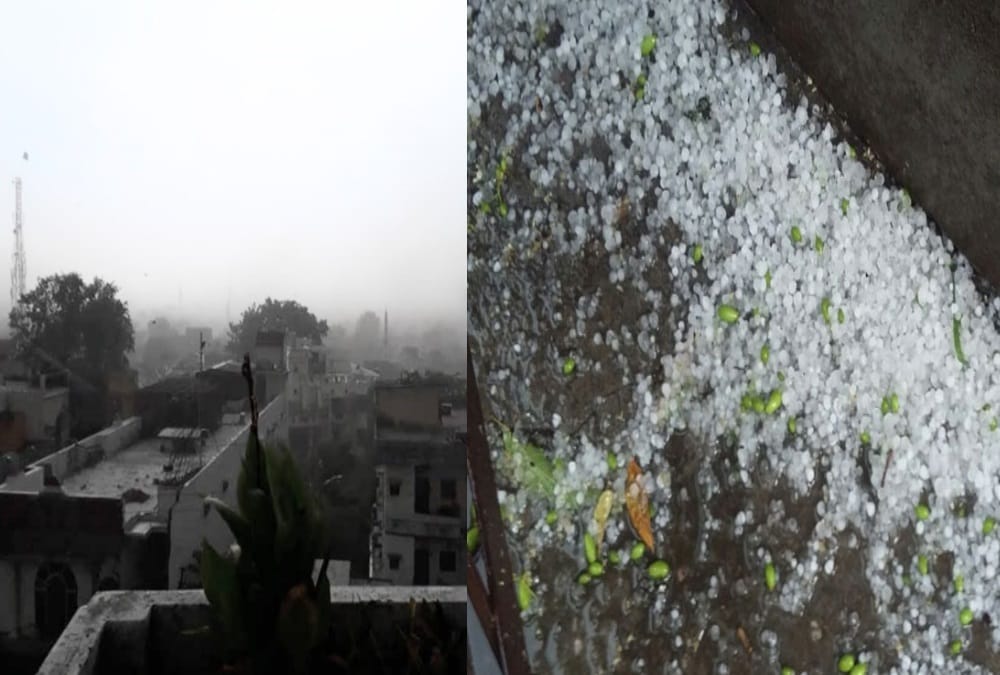 Heavy rain and thunderstorm Hailstorm in all over uttarakahnd