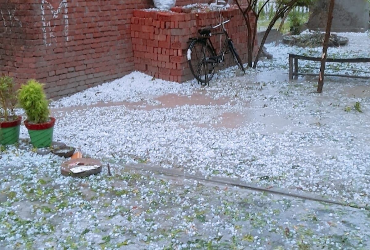 heavy rainfall and storm in uttar pradesh
