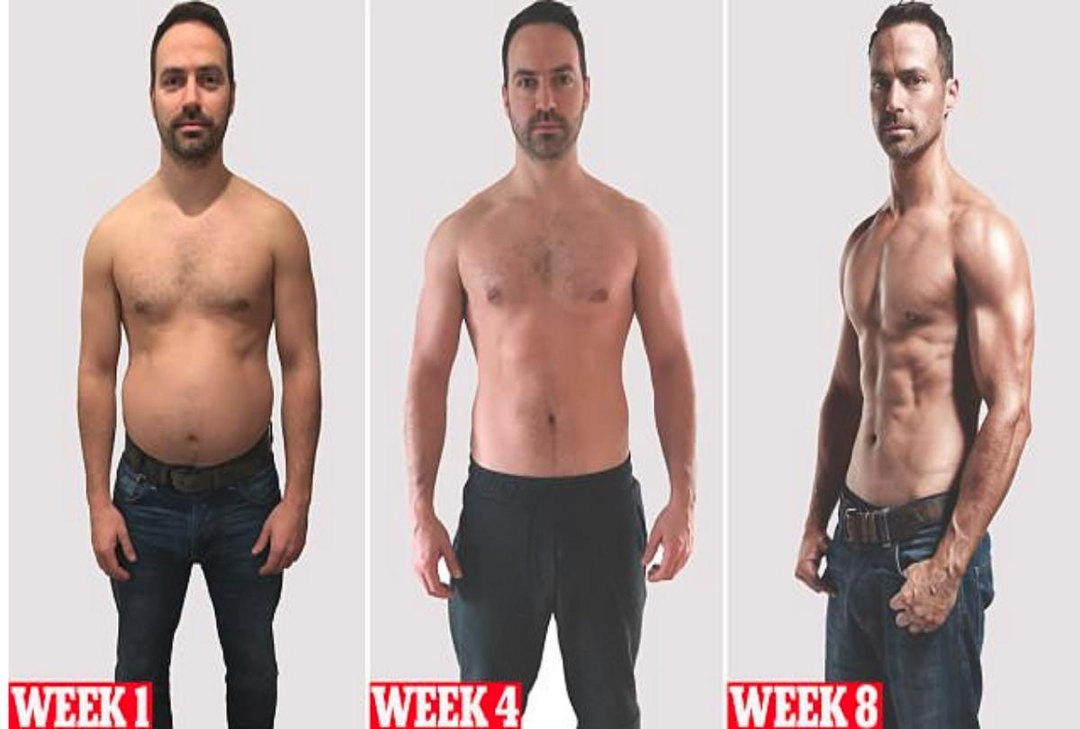 Father transformed his body with six pack in just eight weeks
