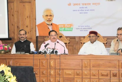 union health minister jp nadda statement over four years tenure of modi govt