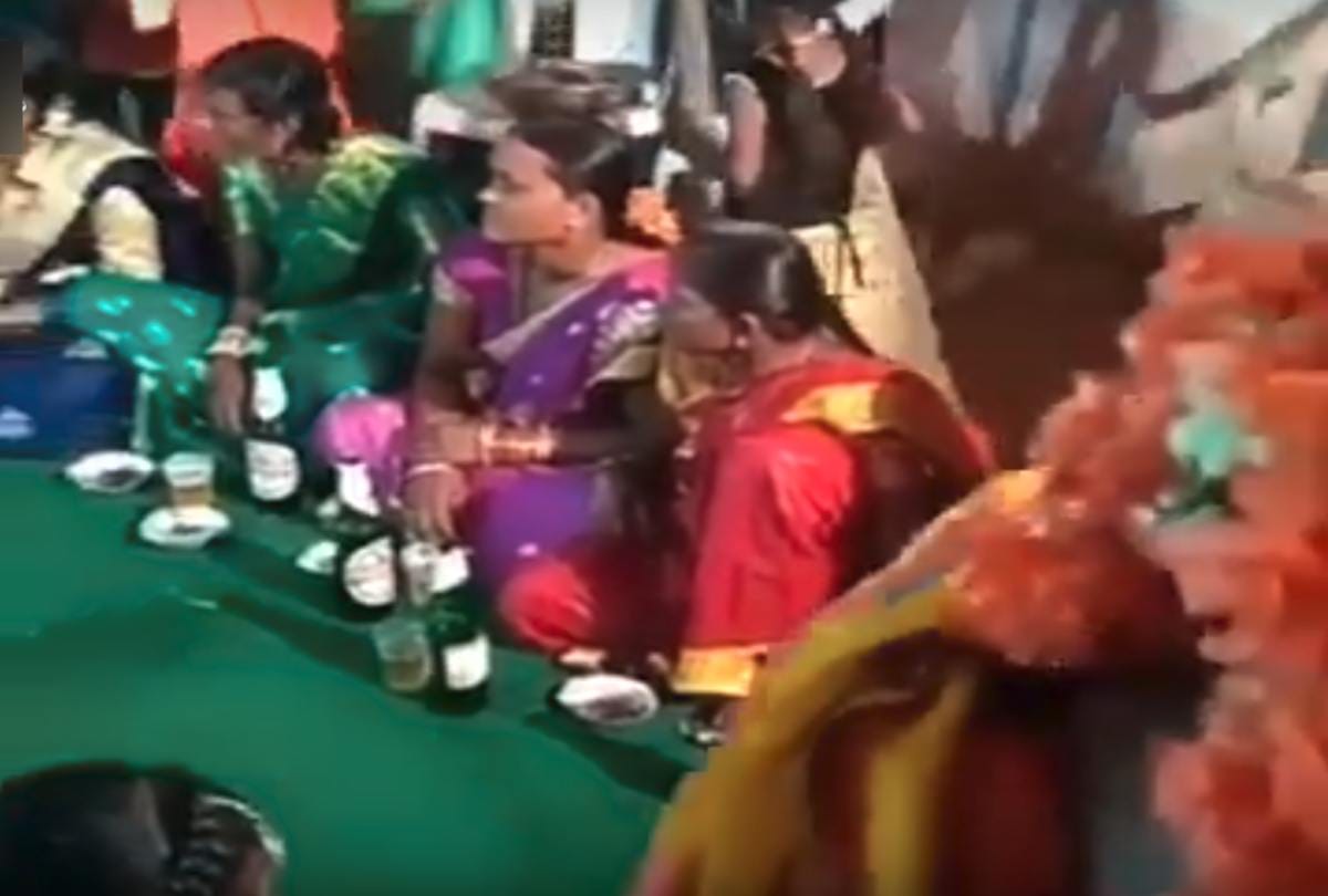 You had Never seen such bhandara where liquor and chicken given in Prasad