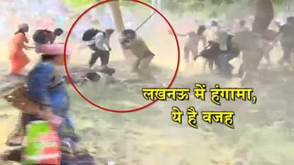 POLICE LATHICHARGE IN LUCKNOW ON BED TET 2011 BATCH PROTESTORS