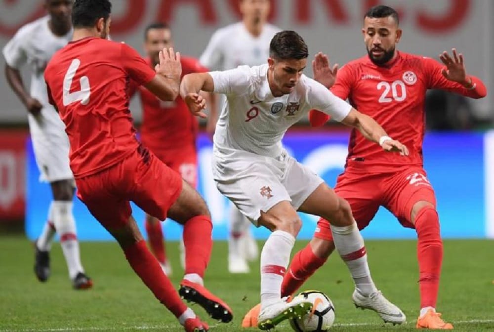AC Milan striker Andre Silva hit a landmark 1,000th goal against Tunisia