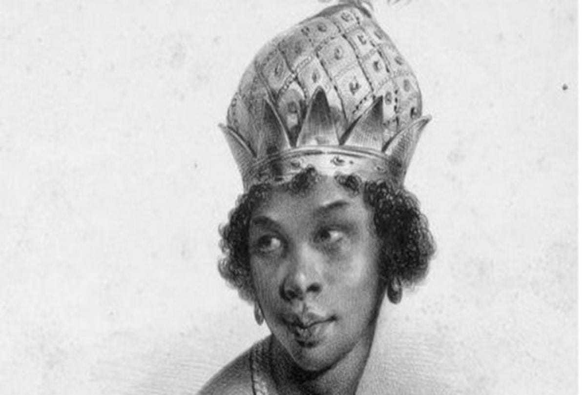 After making sexual relations the queen of angola burnt alive her slave  