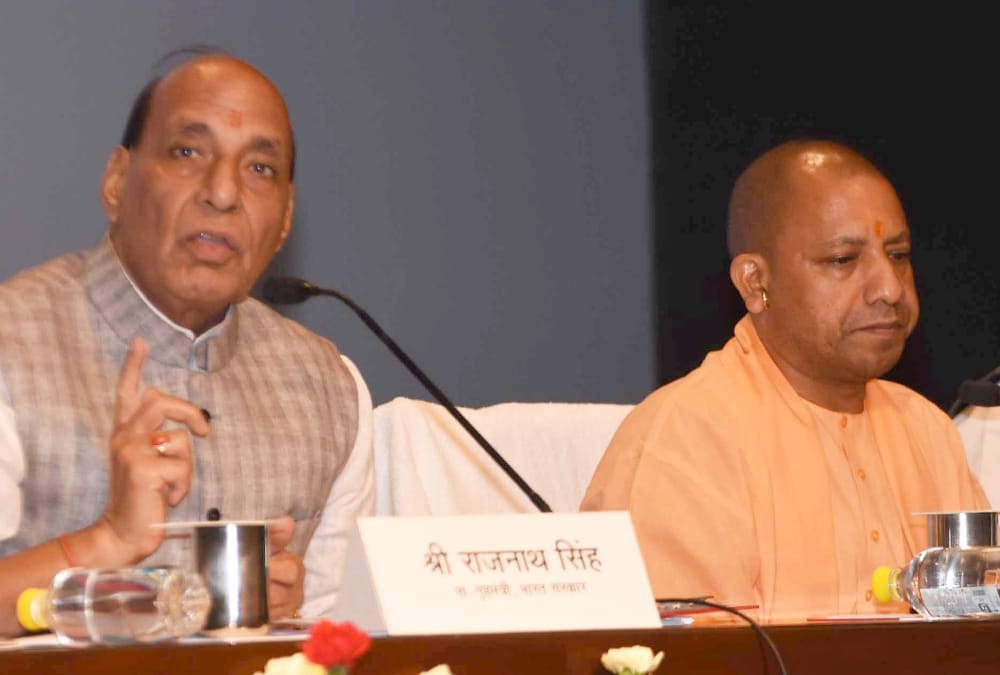 Yogi will meet Defense Minister rajnath singh today
