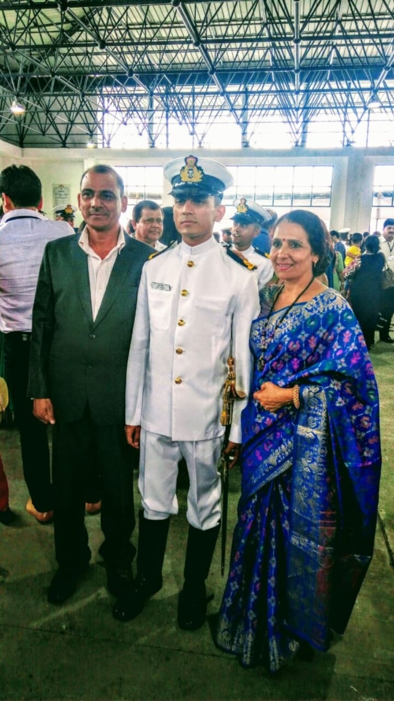 uttarakhand ravi pandey indian navy sub lieutenant