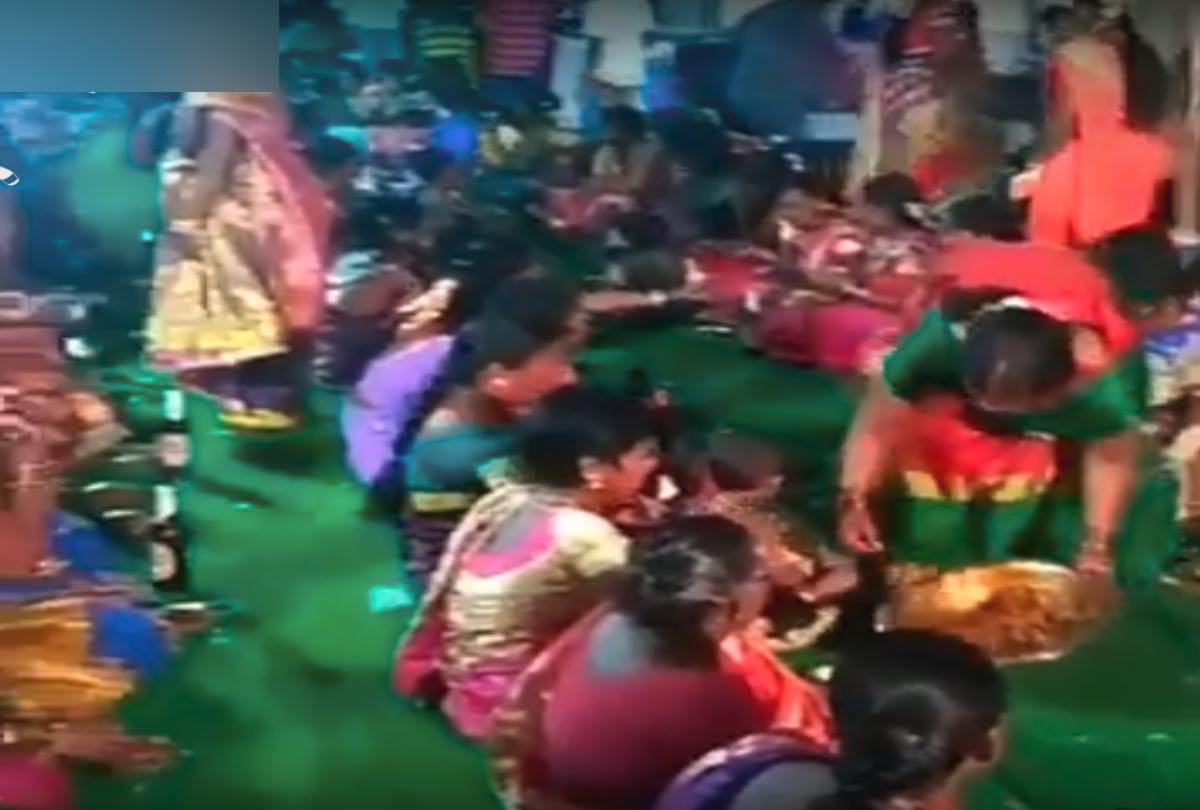 You had Never seen such bhandara where liquor and chicken given in Prasad