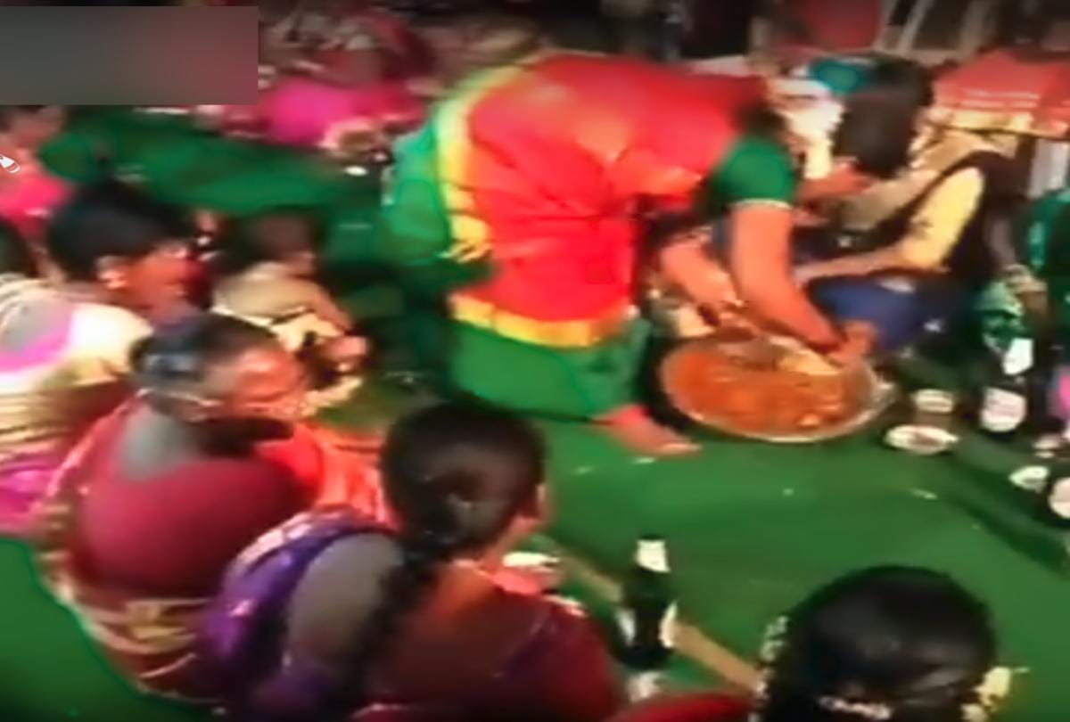 You had Never seen such bhandara where liquor and chicken given in Prasad