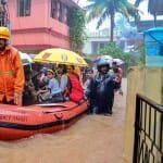 heavy rains floods most parts of Mangalore as heavy rainfall in coastal districts of Karnataka