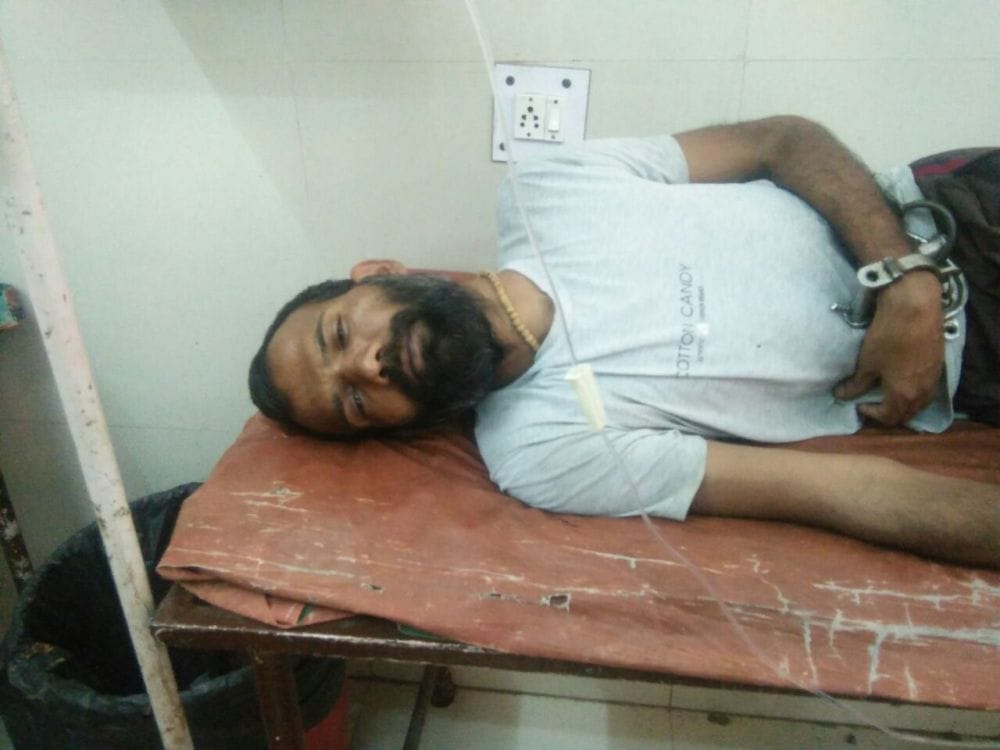firozabad captive eated a glass piece in jail 
